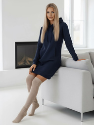 Bluza z kapturem damska granatowa OZONEE JS/YS10005/25Z