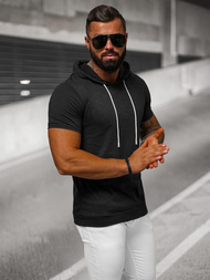 Футболка чоловіча чорна OZONEE JS/8T955/3