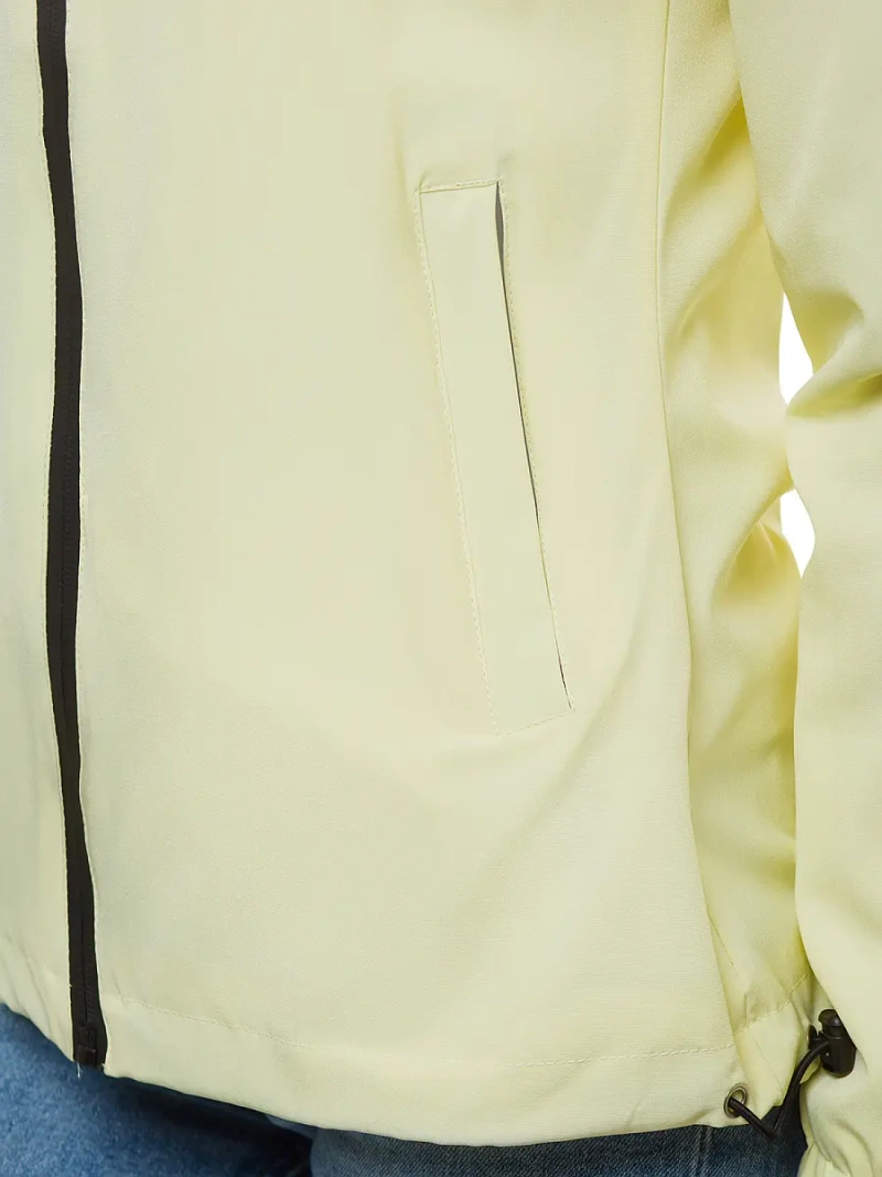 Kurtka przejściowa damska jasno-żółta OZONEE JS/HH036/59