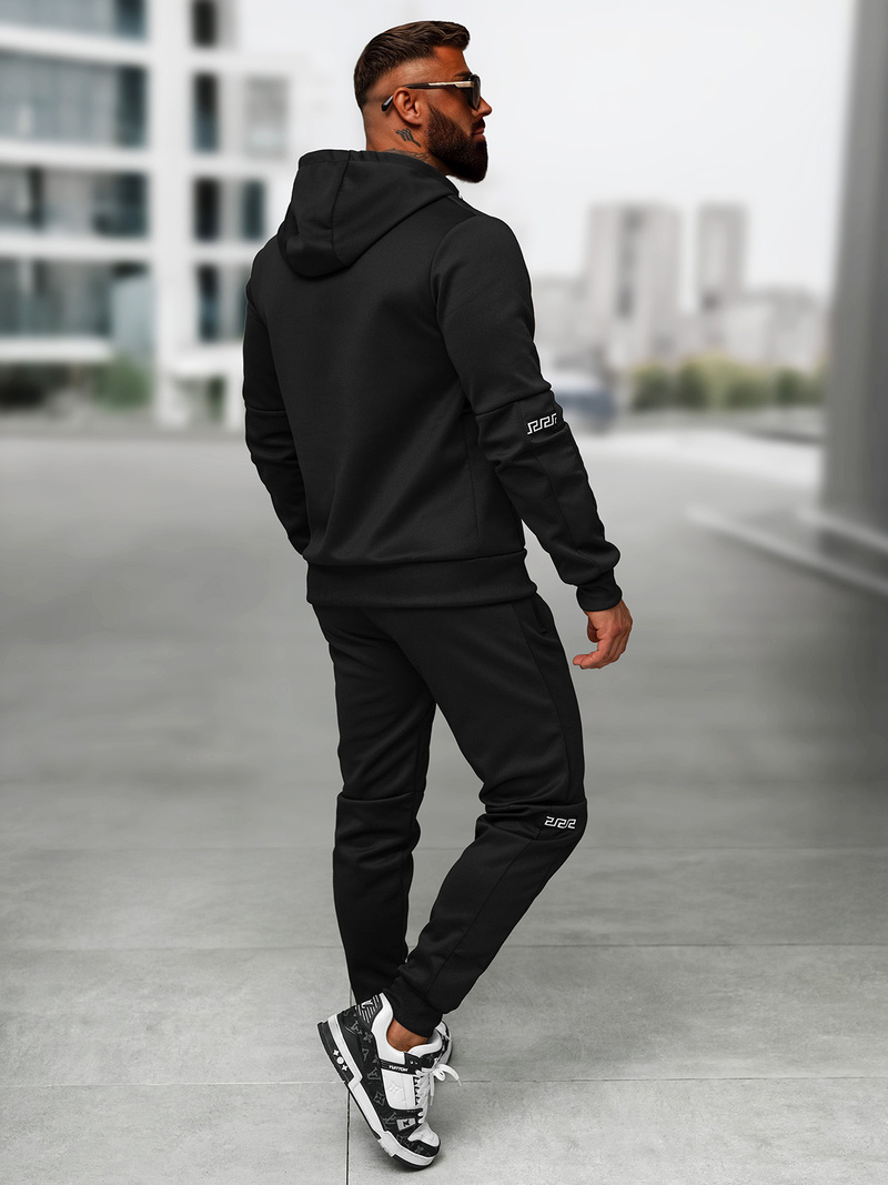 Спортивний костюм чоловічій чорний OZONEE O/LN11887