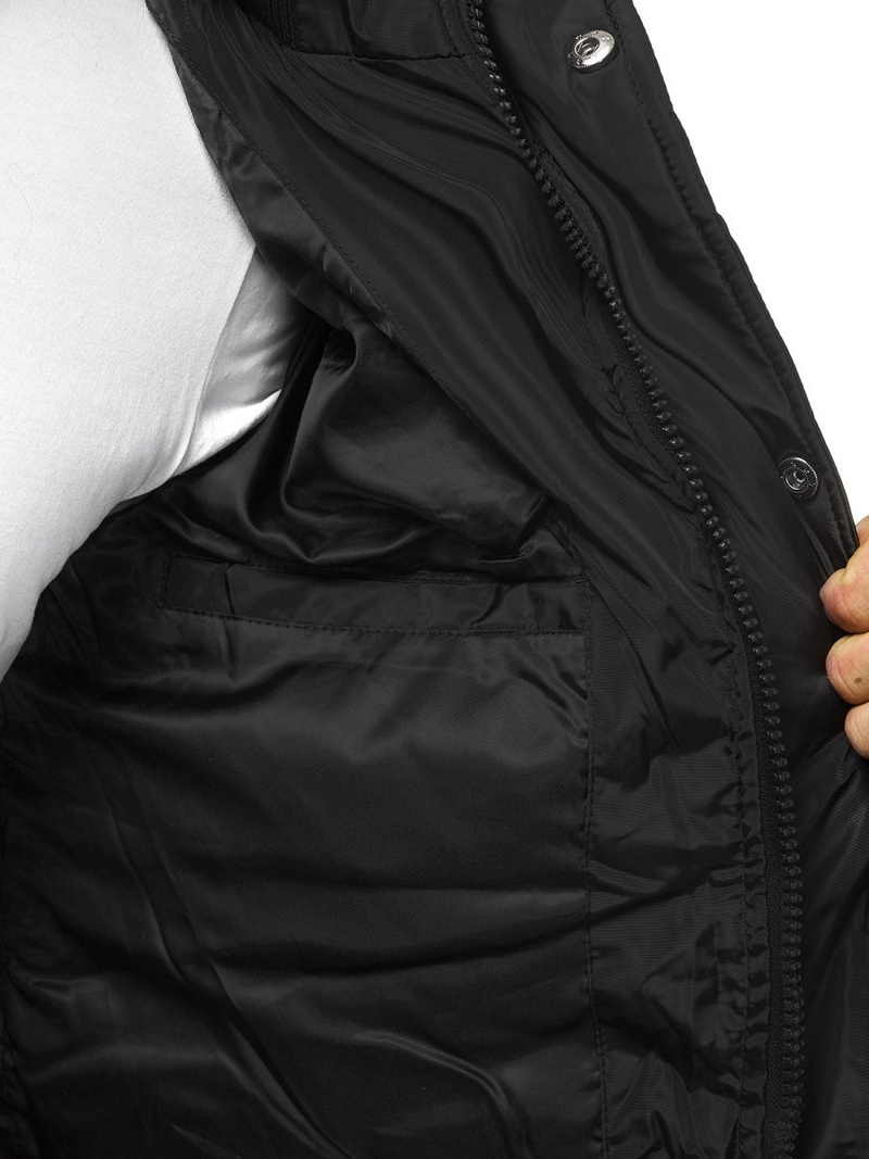 Kurtka zimowa męska czarna OZONEE O/99120