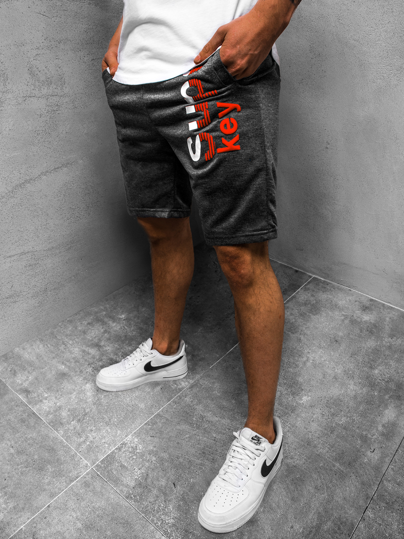 Шорти чоловічі Темно-сірі OZONEE JS/NP01