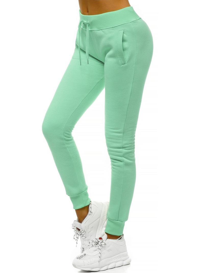 Спортивні штани жіночі м’ятні OZONEE JS/CK01/39