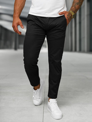 Чоловічі штани чинос чорнi OZONEE BL/SK222/1