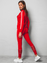 Жіночий спортивний костюм з двох частин Червоний OZONEE JS/HD070/5Z