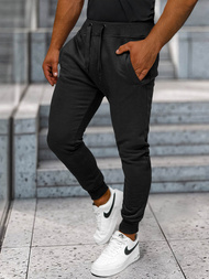 Spodnie dresowe męskie czarne OZONEE JS/XW01Z