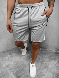 Spodenki dresowe męskie szare OZONEE JS/68007/2