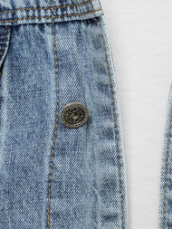 Kurtka męska jeansowa jasno-niebieska OZONEE NB/MJ505BC