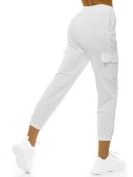 Spodnie dresowe damskie ecru OZONEE O/MB2001/21