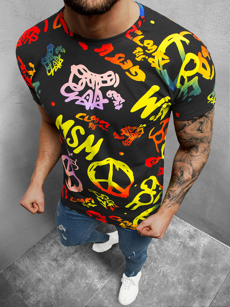 Футболка чоловіча Кольоровий OZONEE O/BL2257