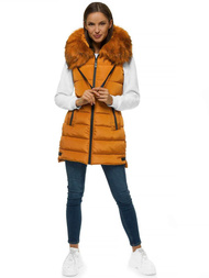 Стьобаний жіночий жилет Гiрчична OZONEE O/M205/87