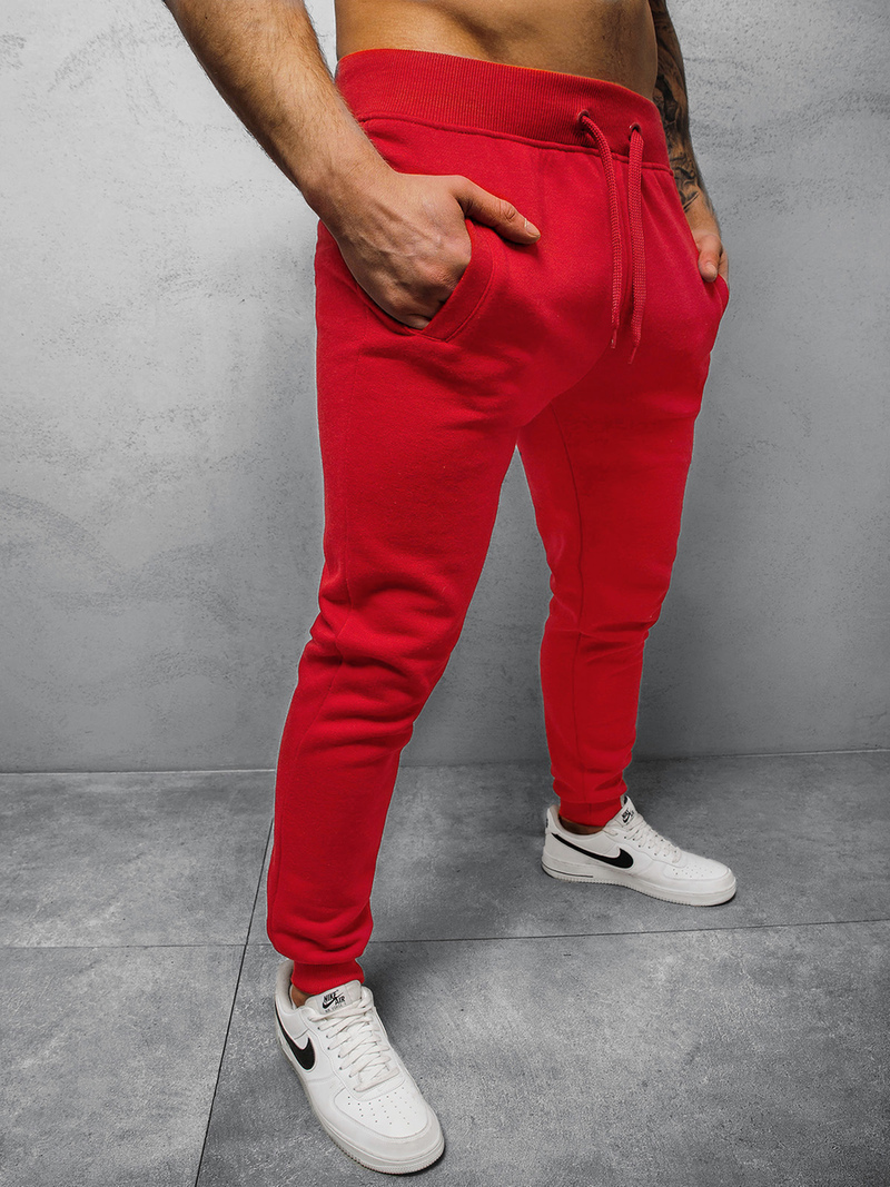 Штани спортивні чоловічі Темно-Червонi OZONEE JS/XW01/59