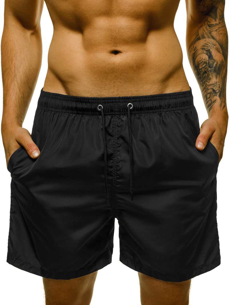 Spodenki kąpielowe męskie czarne OZONEE O/YW07002/1