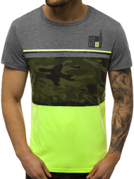 T-Shirt męski grafitowy OZONEE JS/SS10979