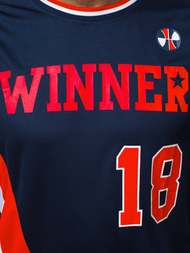 Komplet męski koszykarski granatowy OZONEE JS/68C10167