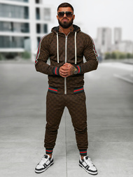 Спортивний костюм чоловічій Темно-Бежевi OZONEE O/FF5111AB