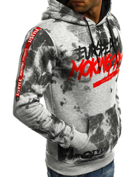 Bluza męska szara OZONEE JS/DD210Z