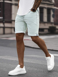 Spodenki męskie jeansowe jasnoniebieskie OZONEE O/19200Z