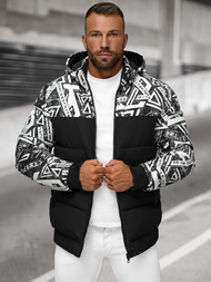 Куртка зимова чоловіча чорна OZONEE JS/31M5025/392