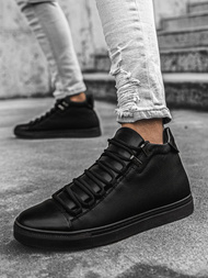 Sneakersy wysokie czarne OZONEE G/222