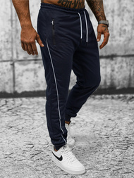 Штани спортивні чоловічі tемно-cинi OZONEE JS/8K193