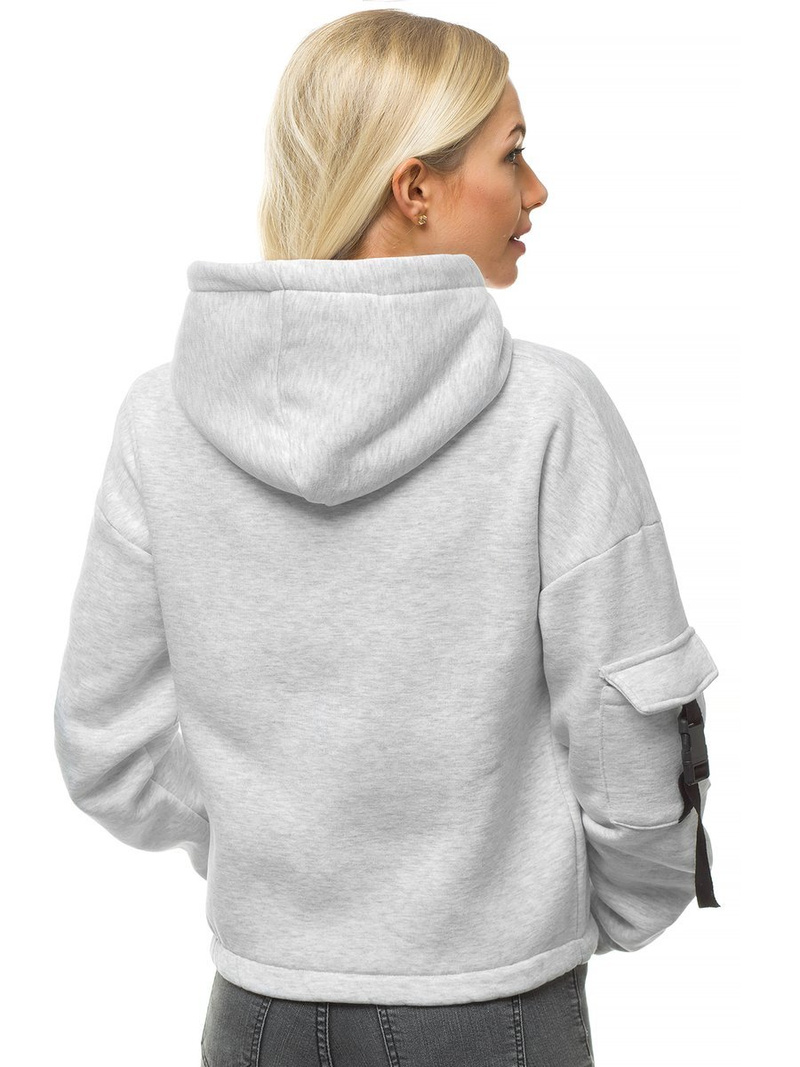 Жіноча Толстовка Яскраво-Сiра OZONEE O/12104