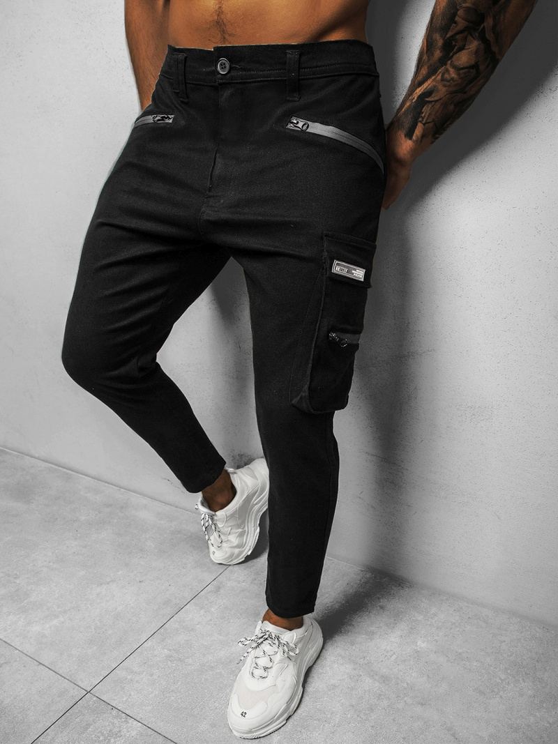 Штани чоловічі Чорнi OZONEE B/20005SP