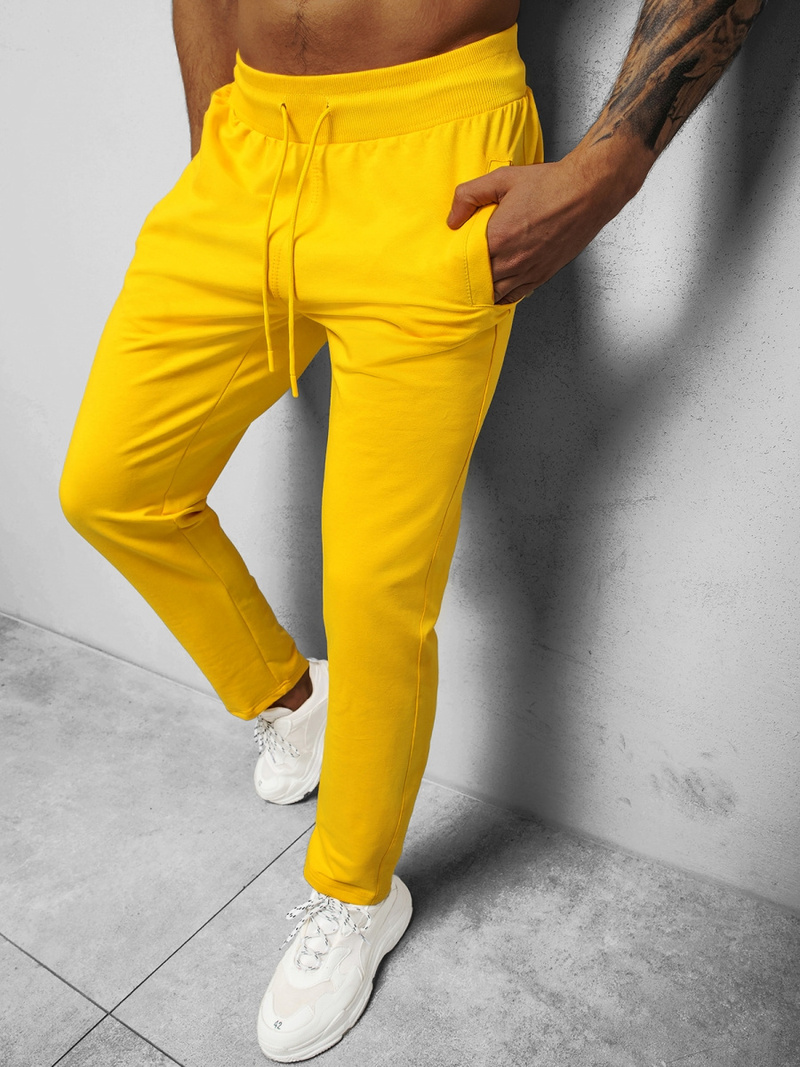 Штани спортивні чоловічі Жовтi B/18203022