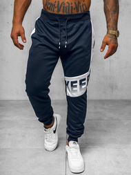 Spodnie dresowe męskie granatowe OZONEE JS/8K209