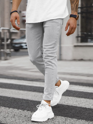 Spodnie jeansowe męskie szare OZONEE DO/2438