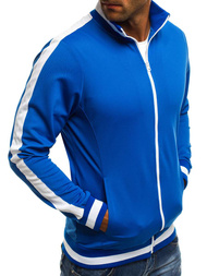 Bluza męska rozpinana niebieska OZONEE O/2126