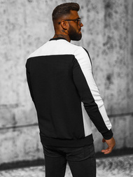 Толстовка Чоловіча Чорно-Бiла OZONEE O/P2032