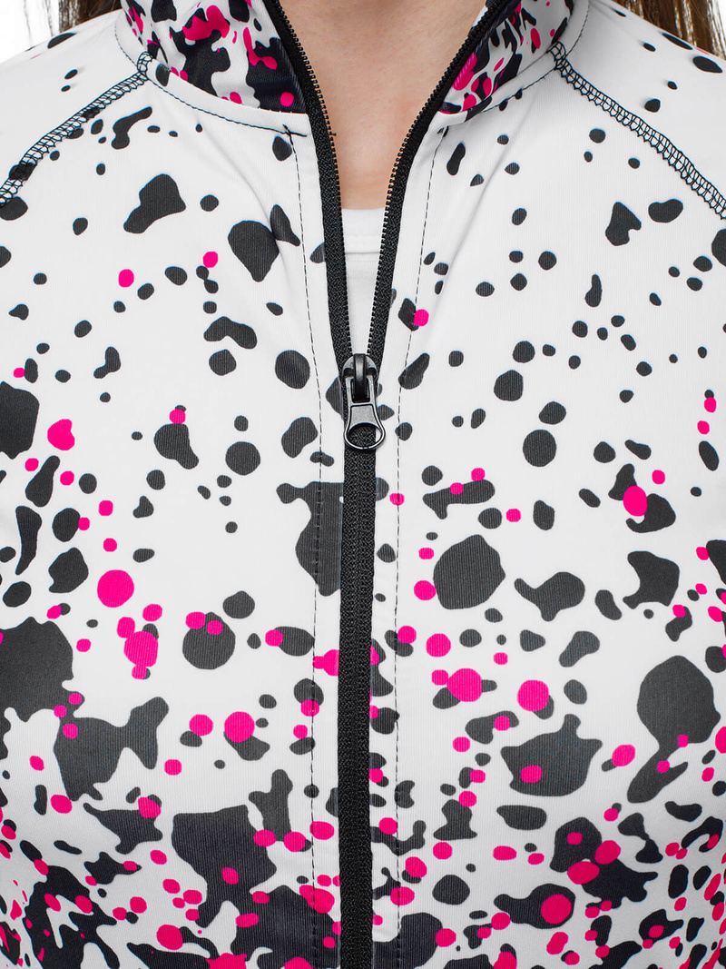 Komplet sportowy dwuczęściowy ciemno-różowy OZONEE O/20401