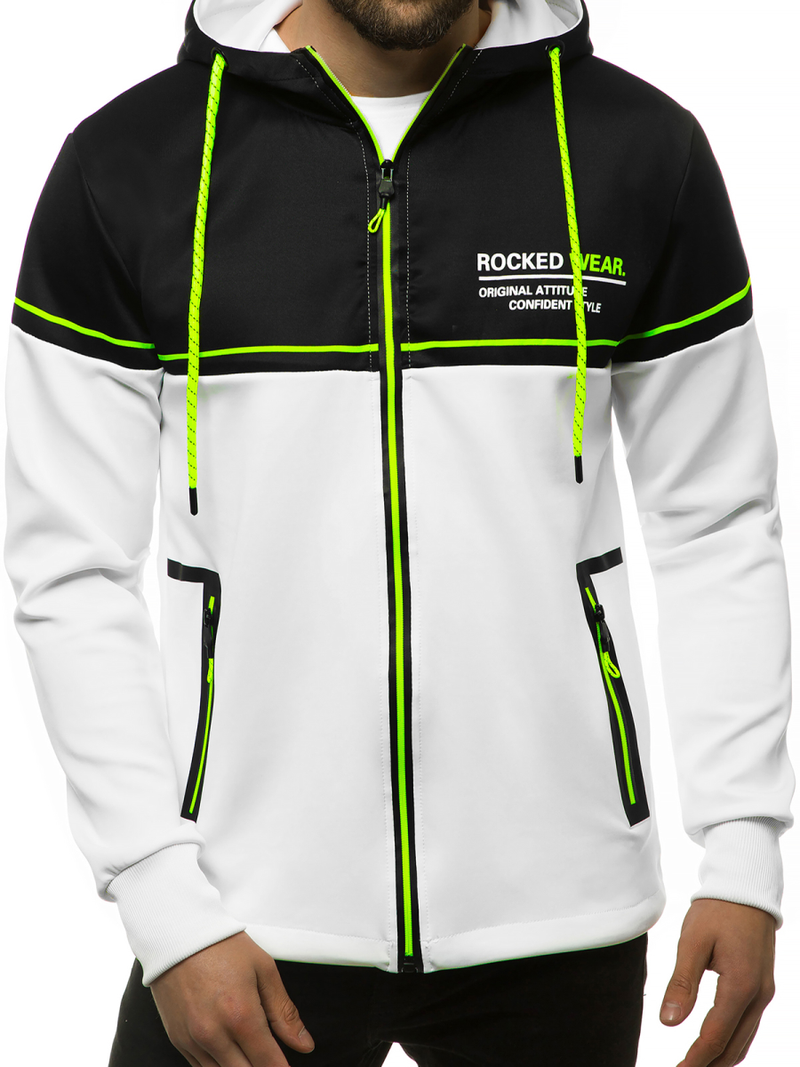 Bluza męska biała OZONEE JS/DD20122