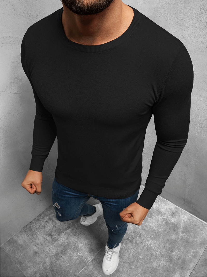 Светр чоловічій Чорний OZONEE TMK/YY01/1