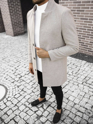 Пальто чоловіче світло -бежеве OZONEE O/5628