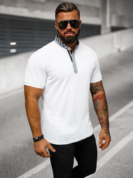 Футболка Поло Чоловіча Бiла OZONEE O/DA803