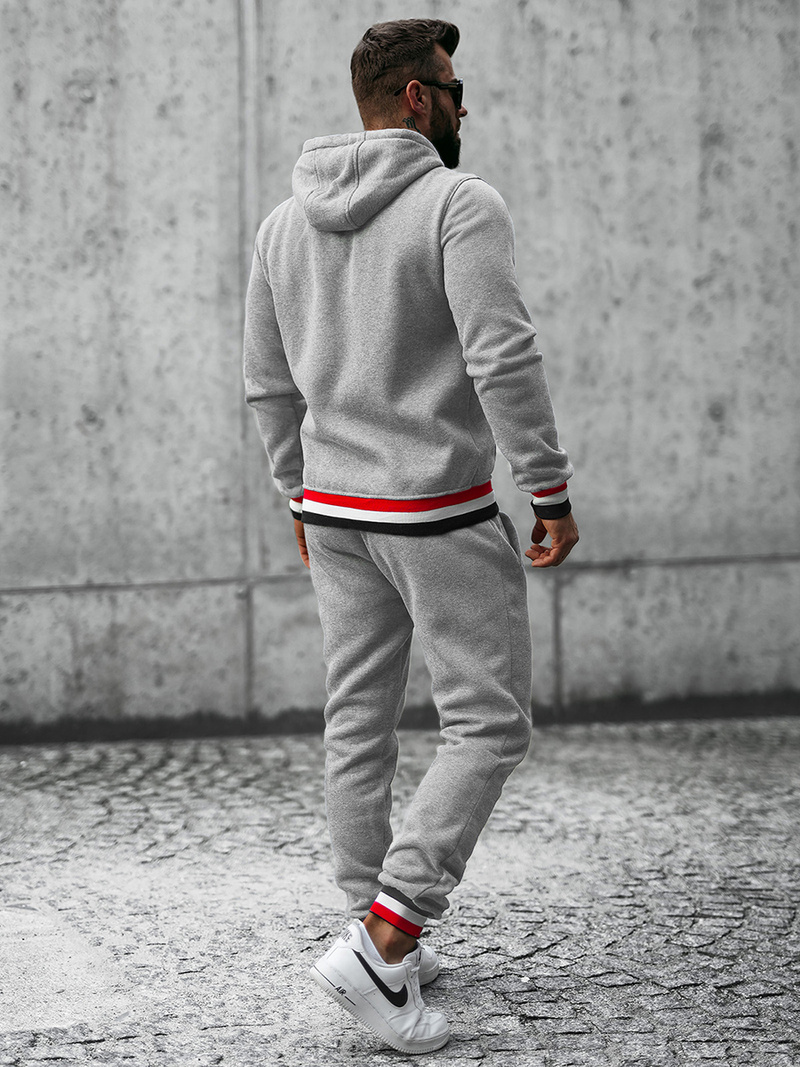 Komplet dresowy męski szary OZONEE JS/8C65/2