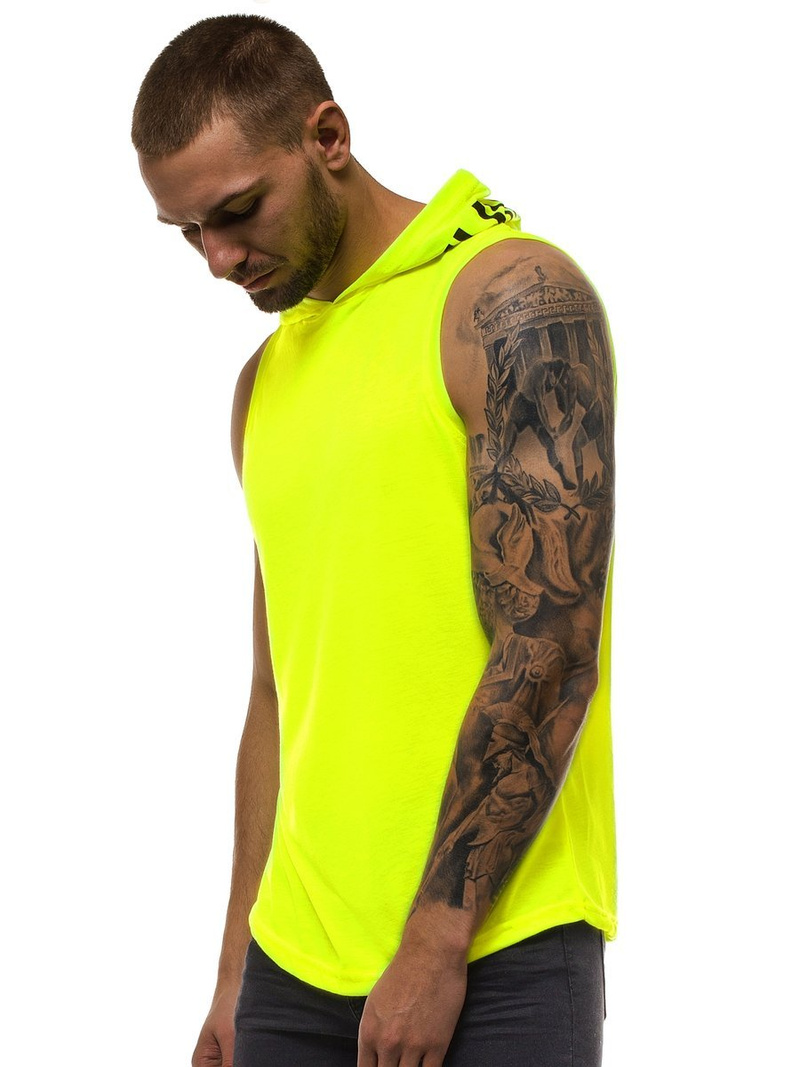 Майка чоловіча Жовта-неон OZONEE O/2537X