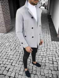 Пальто чоловіче Яскраво-Сiрий OZONEE O/5627