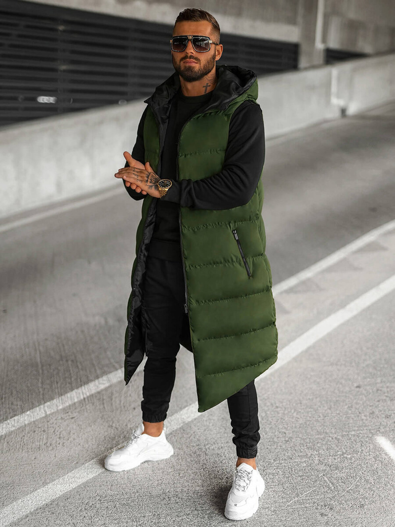 Безрукавка чоловіча Зелена OZONEE O/M3203Z