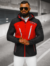 Куртка softshell чоловіча Чорно-Червона OZONEE JS/HH022/1C