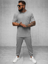 T-shirt męski szary OZONEE O/Y960T