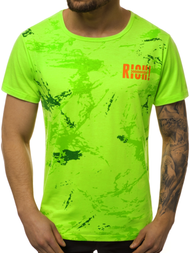 T-Shirt męski zielony OZONEE JS/KS1976