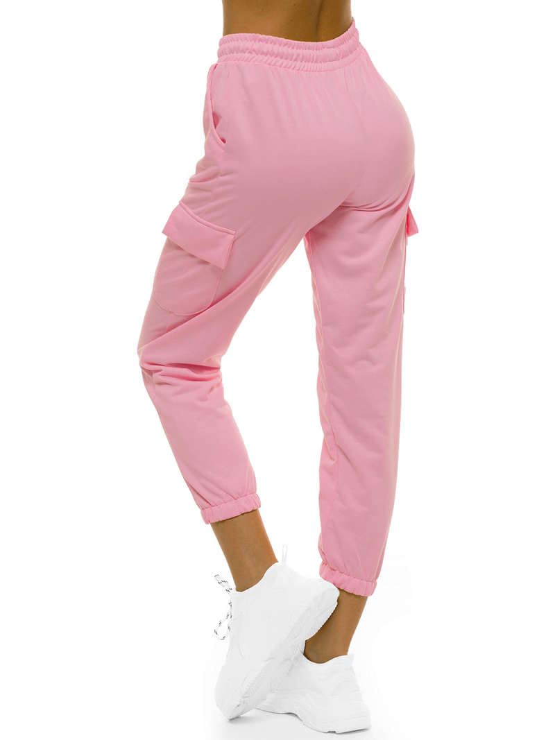 Spodnie dresowe damskie jasno-różowe OZONEE O/MB2001/21