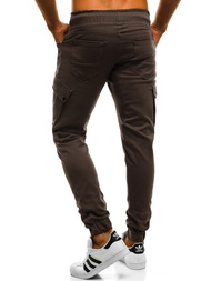 Штани чоловічі джоггери Коричневi OZONEE A/0853