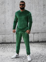 Спортивний костюм чоловічій Зелений OZONEE O/D7516