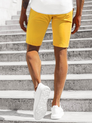 Spodenki chinos męskie żółte OZONEE JB/JP1142