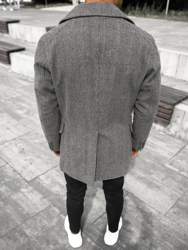 Пальто чоловіче Графітовий OZONEE JS/JP1191