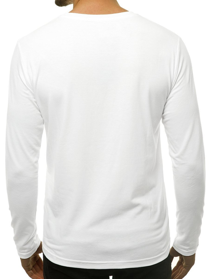 Longsleeve męski biały OZONEE JS/CX01